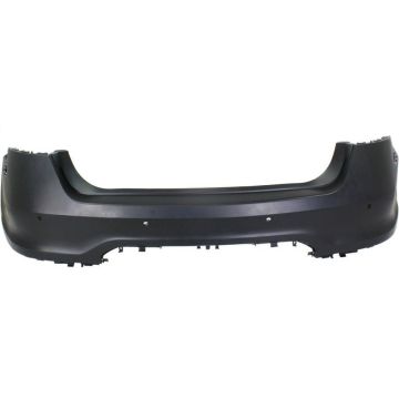 Bumper Cover Rear w/o Push Button Start w/Rear Object Sensors Primed for Ford Taurus 2010-2012