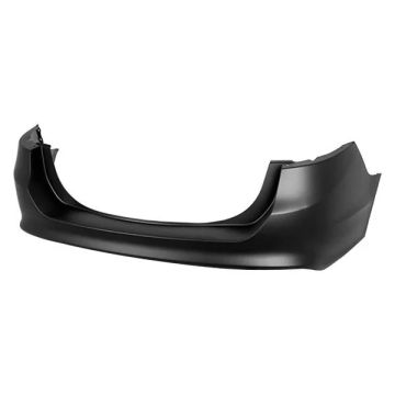 Bumper Cover Rear w/o Rear Object Sensors Primed CAPA for Ford Fusion SE Hybrid Energi SE Energi Titanium Titanium Hybrid S SE Titanium S Hybrid SE Luxury Platinum Hybrid Energi Platinum SE LUX Hybrid Sport Platinum Advance 2013-2018