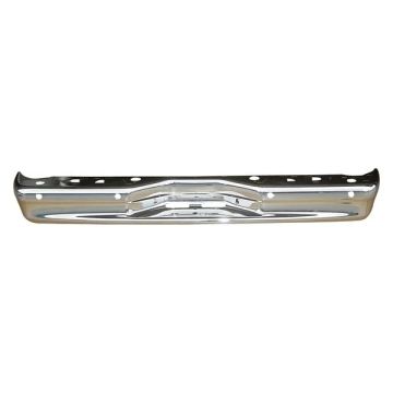 Bumper Face Bar Rear w/Rear Object Sensors w/Step Bumper for Ford E-150 E-250 E-350 Super Duty E-450 Super Duty