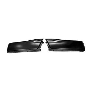 Bumper Face Bar Rear w/o Rear Object Sensors Primed for Ford F-150 2015-2020