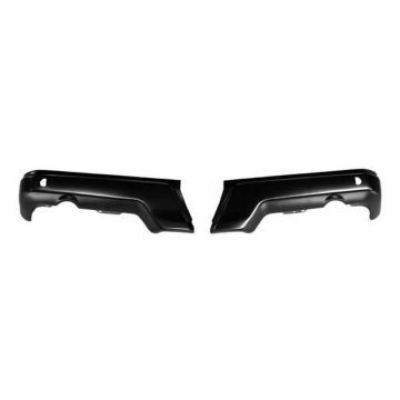 Bumper Face Bar Rear Bumper End Set w/Parking Aid Sensor Holes Primed for Ford F-150 Raptor 2017-2020