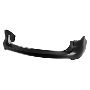 Bumper Cover Rear Upper w/o Rear Object Sensors Primed CAPA for Ford Explorer 2011-2015