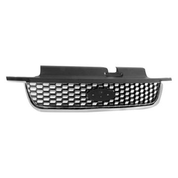 Grille Assembly Black & Chrome for Ford Escape XLT Limited 2001-2004