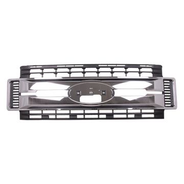 Grille Assembly Chrome for Ford F-250 Super Duty F-350 Super Duty F-450 Super Duty