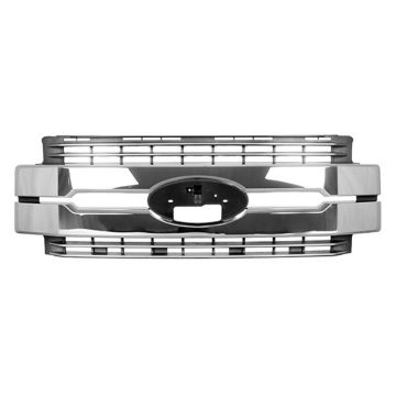 Grille Assembly Chrome Grille for Ford F-250 Super Duty F-350 Super Duty