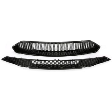 Grille Assembly To 3-12-19 Black for Ford Mustang Convertible Coupe GT Premium GT GT V8 2018-2020