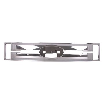 Grille Molding Chrome for Ford F-250 Super Duty F-350 Super Duty F-450 Super Duty