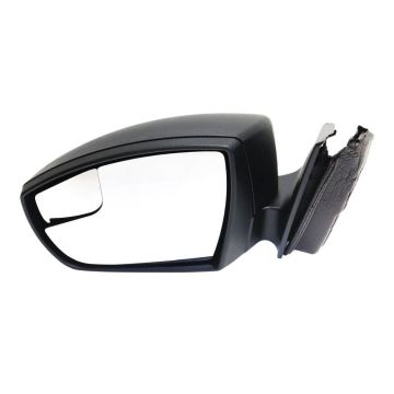 Door Mirror Assembly Left Non-Heated w/Cover Textured for Ford Focus S SE 2012-2014