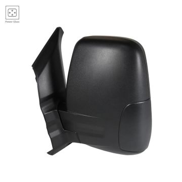 Door Mirror Assembly Left Power Non-Heated Short Arm Low Roof for Ford Transit-150 Transit-250 Transit-350 Transit-350 HD