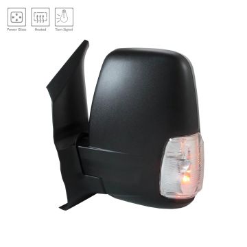 Door Mirror Assembly Left Power Heated Medium Roof/High Roof for Ford Transit-150 Transit-250 Transit-350 Transit-350 HD