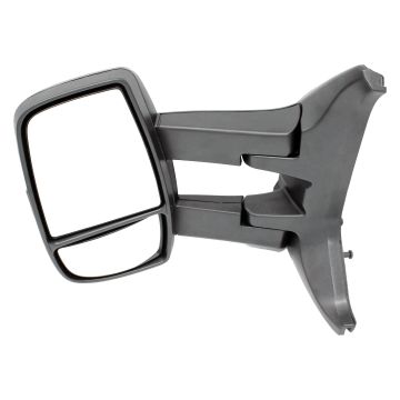 Door Mirror Assembly Left Manual Long Arm Low Roof Textured for Ford Transit-150 Transit-250 Transit-350 Transit-350 HD