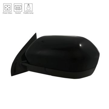 Door Mirror Assembly Left w/o Signal Lamps w/o BLIS w/Cover Black for Ford Expedition 2019