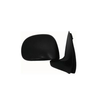Door Mirror Assembly Right Manual Rectangular Style Black To 2/11/02 for Ford F-150 1997-2002