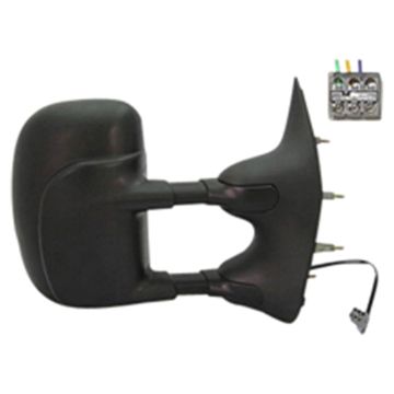 Door Mirror Assembly Right Power Telescoping Type for Ford E-150 E-250 E-350 Super Duty E-450 Super Duty