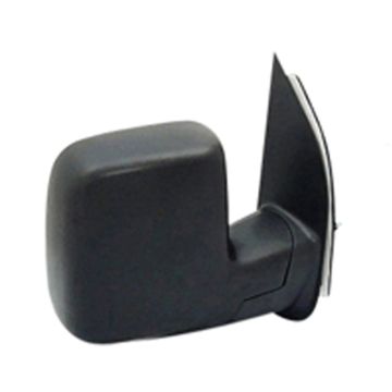 Door Mirror Assembly Right Sail Type Manual w/Integrated Spotter Textured Black for Ford E-150 E-250 E-350 Super Duty E-450 Super Duty