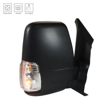Door Mirror Assembly Right Power Heated Short Arm Low Roof for Ford Transit-150 Transit-250 Transit-350 Transit-350 HD