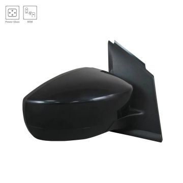Door Mirror Assembly Right Non-Heated w/o Signal Lamp w/BLIS w/Cover for Ford Escape 2017-2019