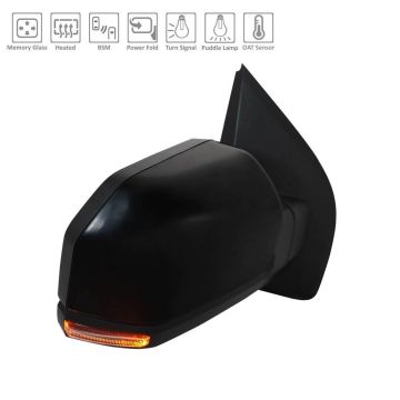 Door Mirror Right Standard w/o Spot Lamp w/BLIS for Ford F-150 2018-2020