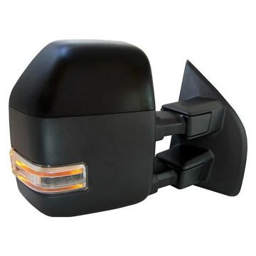Door Mirror Assembly Right Power Power-Telescoping w/BLIS w/o S/V Camera Chrome for Ford F-250 Super Duty F-350 Super Duty F-450 Super Duty