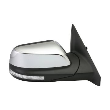 Door Mirror Assembly Right Satin Chrome From 10-22-15 for Ford Explorer 2016-2019
