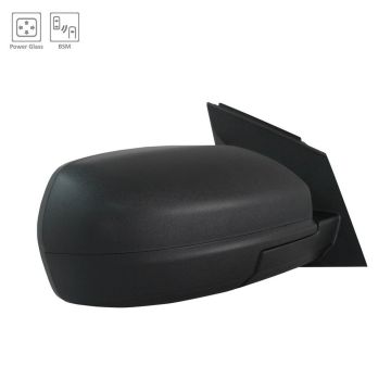 Door Mirror Right To 7-25-19 Non-Heated w/o Memory w/Cover Textured Black for Ford Edge 2019-2023
