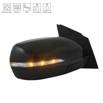 Door Mirror Right From 5-3-18 w/BLIS w/o Dimming w/Cover for Ford Edge SEL 2018-2024