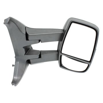 Door Mirror Assembly Right Manual Long Arm Low Roof Textured for Ford Transit-150 Transit-250 Transit-350 Transit-350 HD