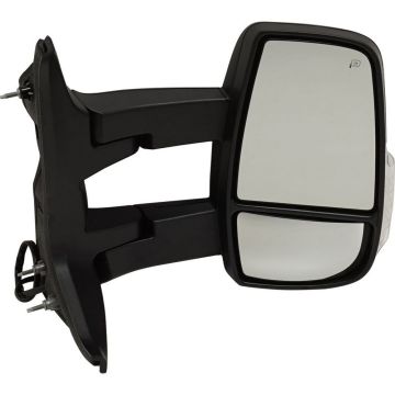 Door Mirror Assembly Right Power Long Arm Low Roof Heated Textured for Ford Transit-150 Transit-250 Transit-350 Transit-350 HD