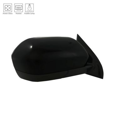 Door Mirror Assembly Right w/o Signal Lamps w/o BLIS w/Cover Black for Ford Expedition 2019