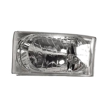 Headlight Assembly Composite Left Aero Design Headlamp Only w/No Boundaries Package for Ford Excursion F-250 Super Duty F-350 Super Duty
