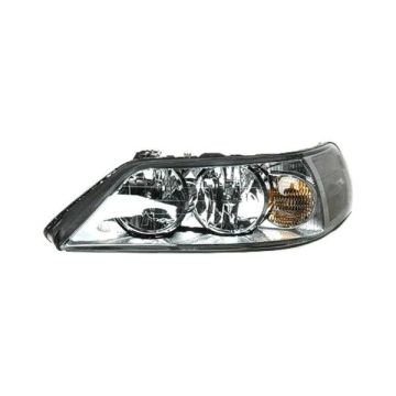 Headlight Assembly Composite Left w/o HID CAPA for Lincoln Town Car 2003-2004
