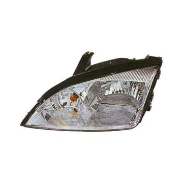 Headlight Assembly Composite Left Halogen w/o Bulbs or Sockets for Ford Focus ZXW ZX4 ST ZX4 LX Austero SE Tipico ZX3 ZX5 S SES Sport Ambiente SE ST 2005-2007