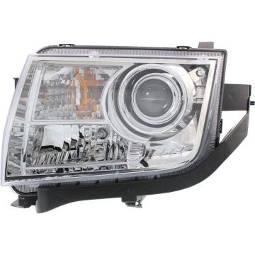 Headlight Assembly Composite Left w/o Adaptive Headlamps CAPA for Lincoln MKX 2007-2010