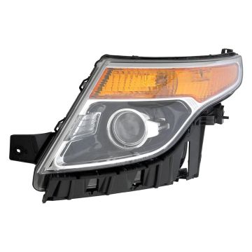 Headlight Assembly Composite Left Halogen w/o Adjust for Ford Explorer 2011-2015