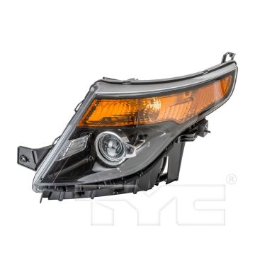 Headlight Assembly Composite Left Halogen for Ford Explorer Sport 2013-2015
