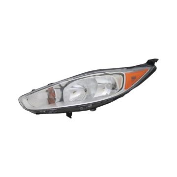 Headlight Assembly Composite Left Titanium for Ford Fiesta 2014-2016
