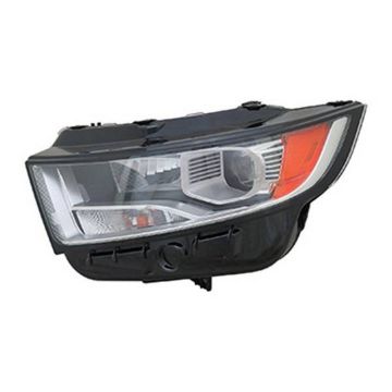 Headlight Assembly Composite Left Halogen CAPA for Ford Edge Titanium SE SEL 2015-2018