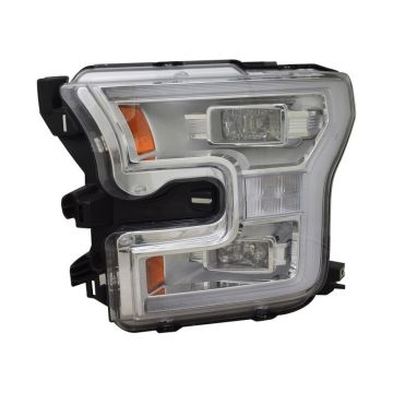 Headlight Assembly Composite Left LED w/o Special Edition Pkg CAPA for Ford F-150 Extended Cab Pickup Crew Cab Pickup 2015-2016
