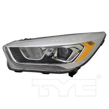 Headlight Assembly Composite Left Halogen w/Signature Lamps w/o Black Bezel for Ford Escape 2017-2019