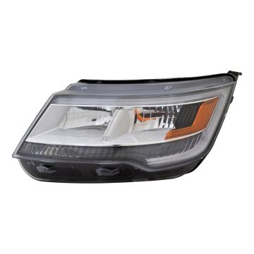 Headlight Assembly Composite Left LED w/Signature Lighting From 4-4-18 CAPA for Ford Explorer Limited Platinum XLT 2018-2019