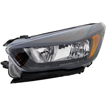 Headlight Assembly Composite Left Black Bezel CAPA for Ford Escape 2018-2019