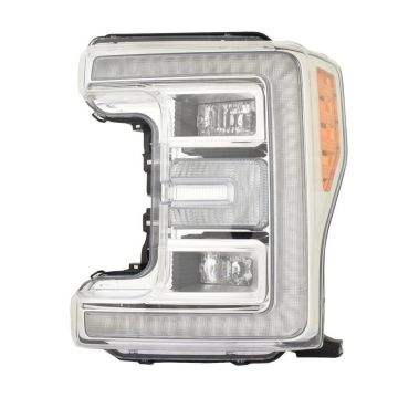 Headlight Assembly Composite Left LED From 6-18-18 CAPA for Ford F-250 Super Duty 2018-2019