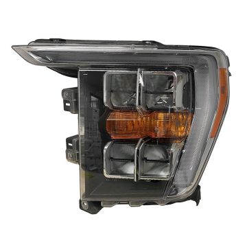 Headlight Assembly Composite Left LED Fixed w/o Black Appearance Pkg for Ford F-150 2021-2023
