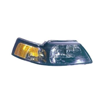 Headlight Assembly Composite Right for Ford Mustang 2001-2004