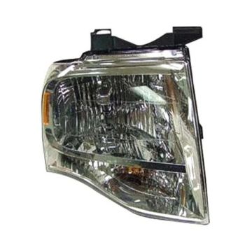 Headlight Assembly Composite Right w/o Black-Out Chrome Housing for Ford Expedition 2007-2014