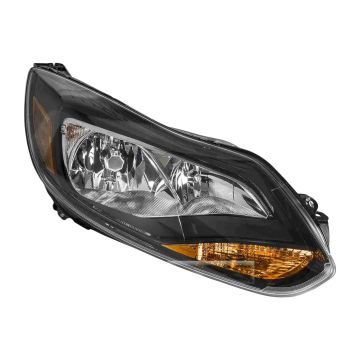 Headlight Assembly Composite Right CAPA for Ford Focus Sedan Hatchback Titanium Titanium Plus 2012-2014