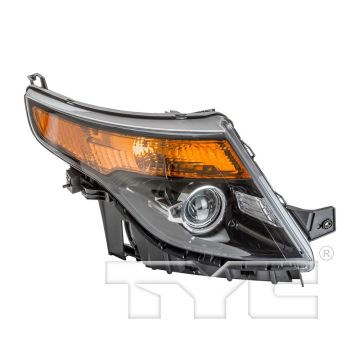 Headlight Assembly Composite Right Halogen for Ford Explorer Sport 2013-2015