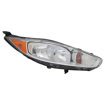 Headlight Assembly Composite Right Titanium for Ford Fiesta 2014-2016