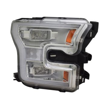 Headlight Assembly Composite Right LED w/o Special Edition Pkg for Ford F-150 Extended Cab Pickup Crew Cab Pickup 2015-2016