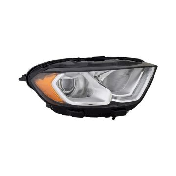 Headlight Assembly Composite Right w/DRL Chrome Bezel CAPA for Ford EcoSport 2018-2021